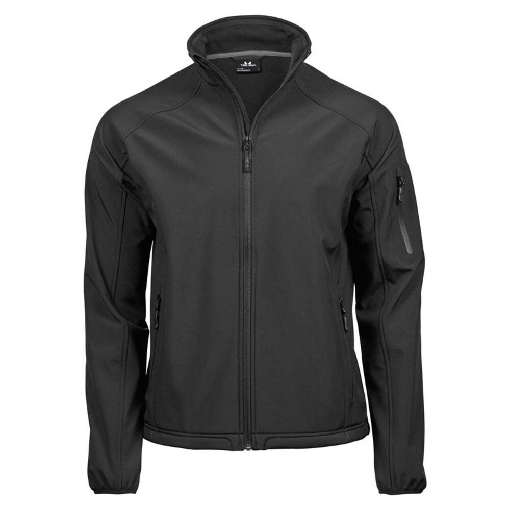 Tee Jays Mens Performance Lightweight Soft Shell Jacket / Black